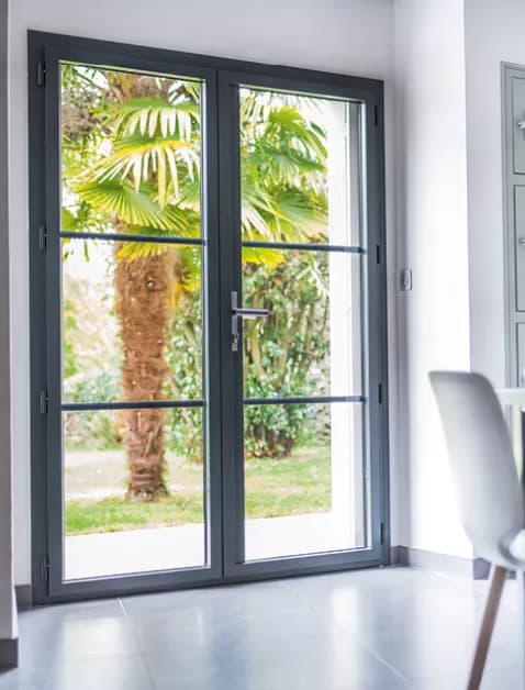 K-Line aluminium French door installation
