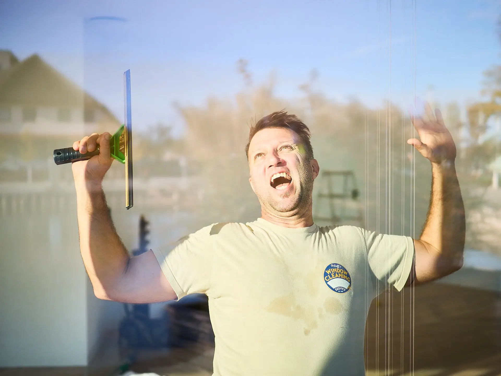 Window cleaning team training timeline showing 4-day certification process vs traditional 3-week method