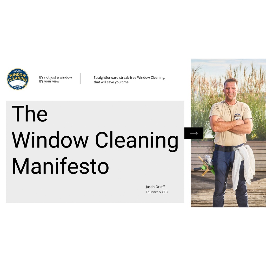 Window Cleaning Manifesto