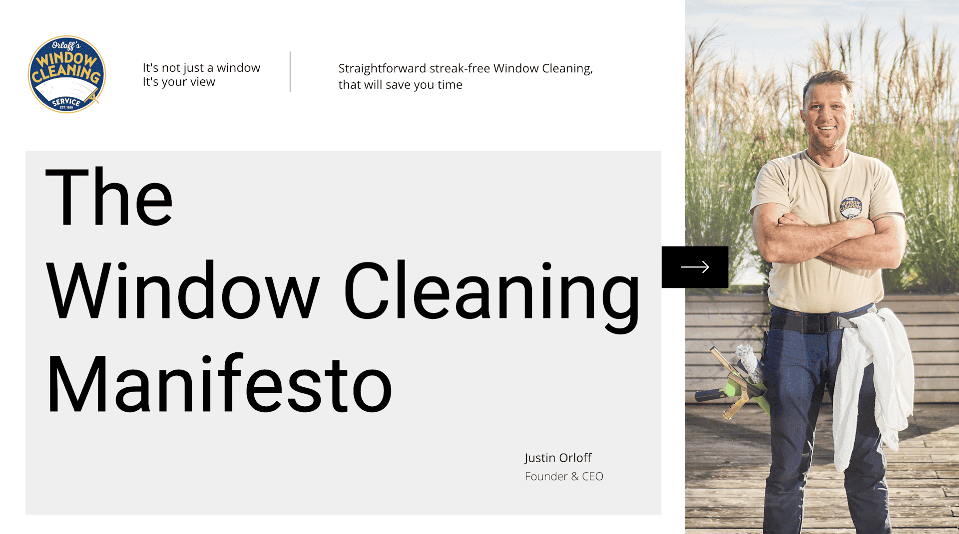 Window Cleaning Manifesto